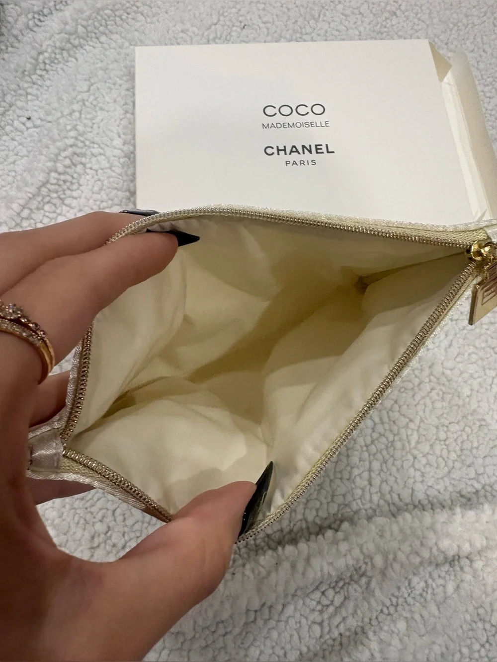 NWT chanel makeup bag